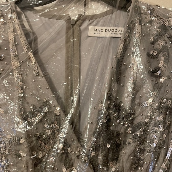 Mac Duggal Beaded Trumpet Gown - Picture 6 of 9